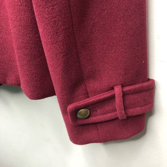 Kate Hill Burgundy Jacket Size 10P - Picture 3 of 6